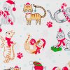 FREE- iHeartCats- Meowy Christmas Holiday Towel – 100% Cotton Flour Sack Kitchen Dish Towel 27″ x 18″ - Image 5