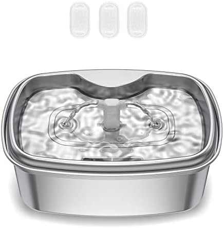 Bento Cat Water Fountain Stainless Steel