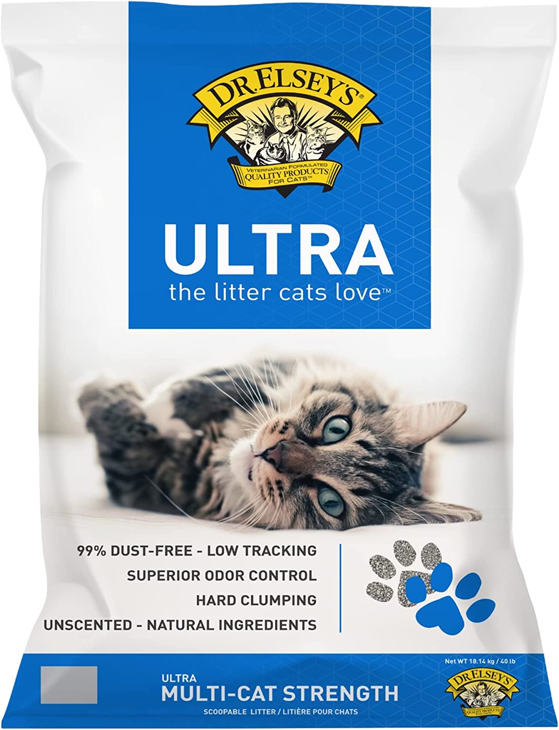 4. Dr. Elsey's Ultra Premium Clumping Cat Litter