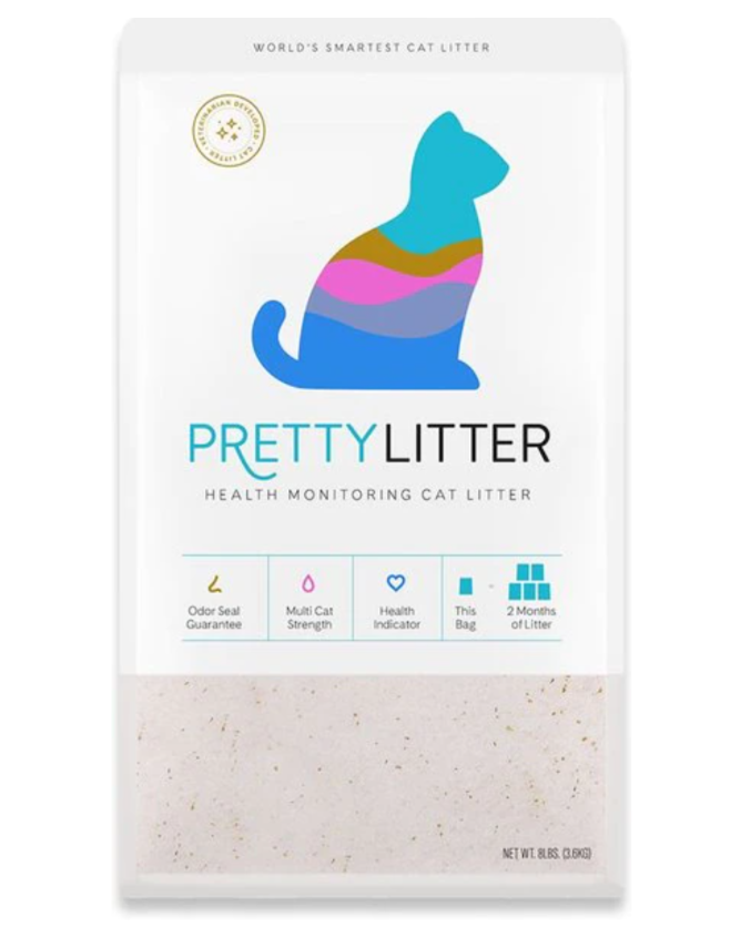 1. PrettyLitter Color-Changing Cat Litter