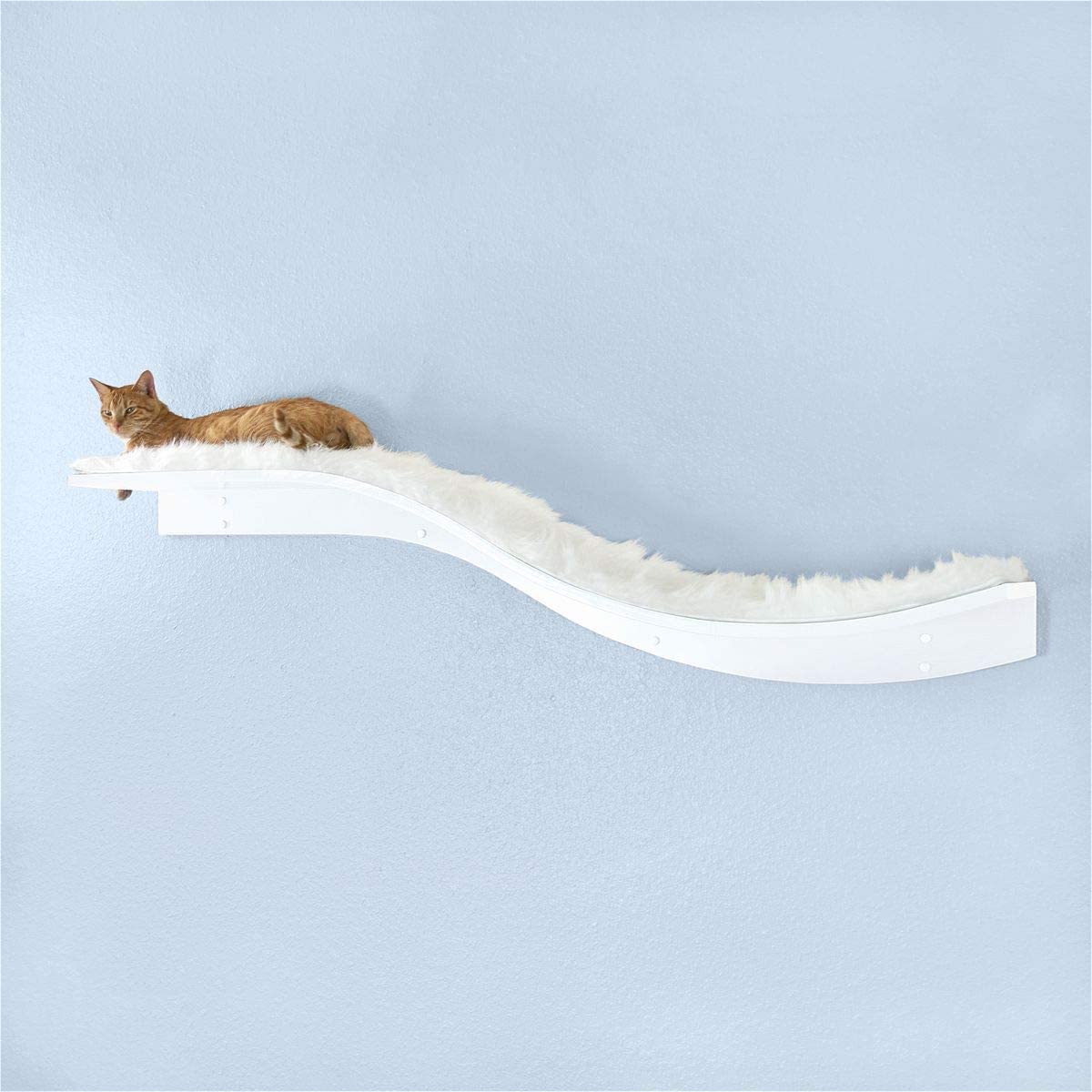 9. The Refined Feline Lotus Branch Cat Shelf