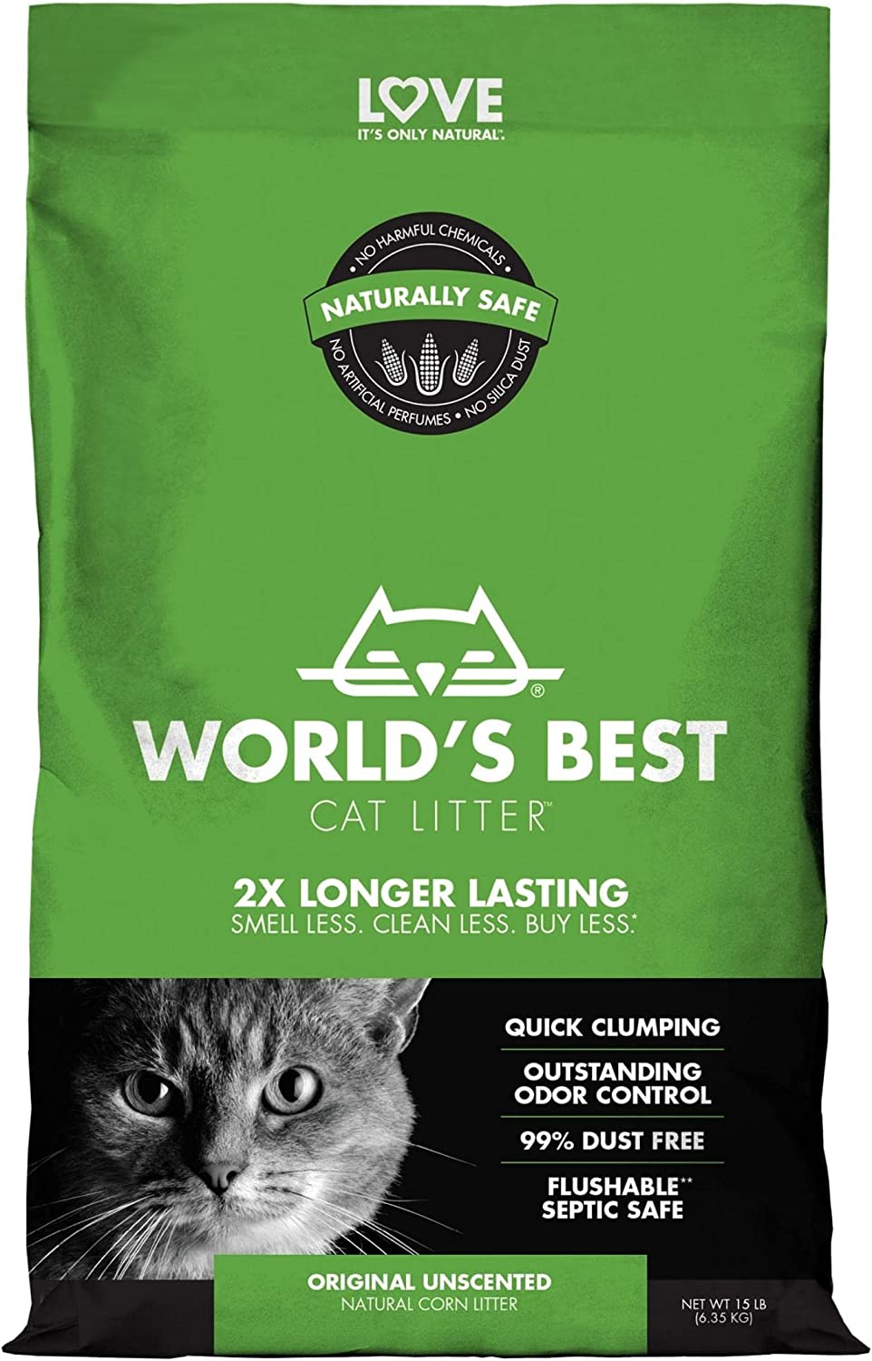 6. World's Best Cat Litter Original
