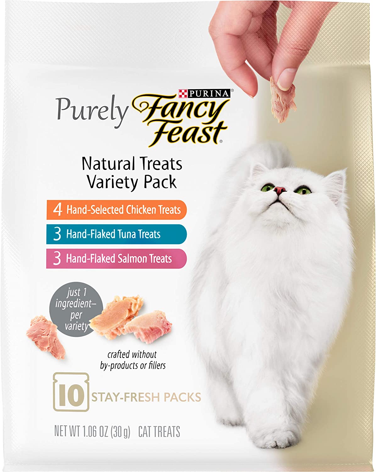 Purina Fancy Feast Natural Cat Treats Variety Pack, Purely Natural