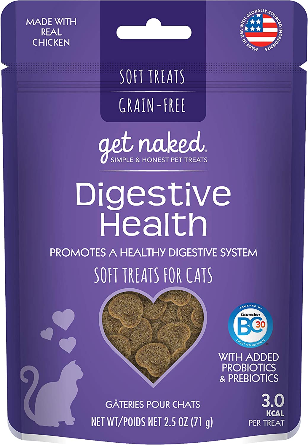 Get Naked Furball Relief Soft Treats For Cats