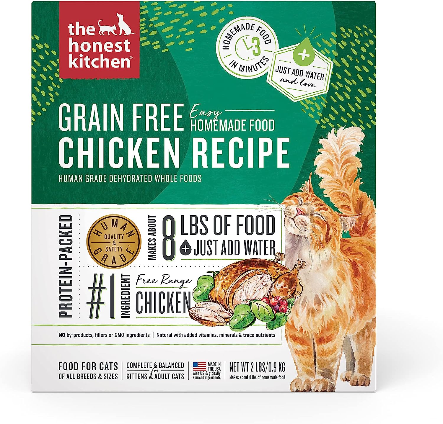 The Honest Kitchen Dehydrated Grain Free Chicken Cat Food
