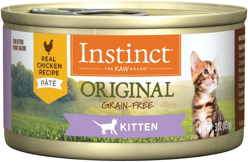 Instinct Kitten Grain-Free Pate Real Chicken Recipe Natural Wet Canned Cat Food