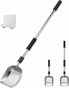 Depets Cat Litter Scoop, Metal Litter Scooper