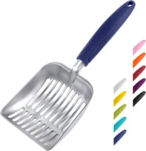 WePet Cat Litter Scoop, Aluminum Alloy Sifter, Kitty Metal Scooper