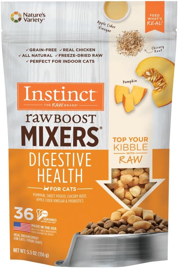 Instinct Freeze Dried Raw Boost Mixers Grain Free Digestive Health Recipe
