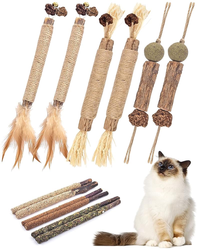 Meowy Janes Matatabi Chew Sticks - An All Natural Silvervine Cat Toy and  Cat Treat - Catnip Alternative
