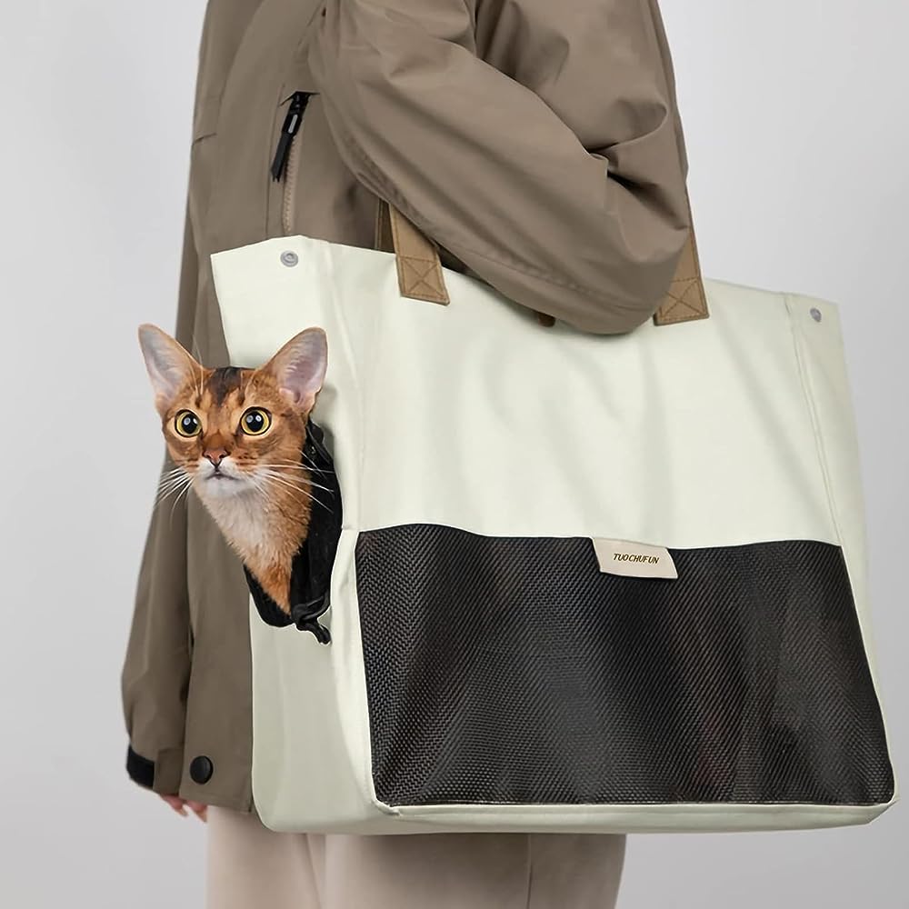 Pet Dog Carrying Bag Waterproof Premium PU Leather Tote Bag