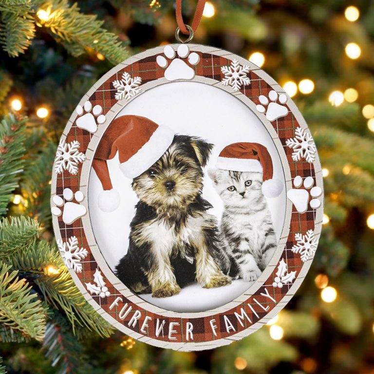 FREE Furever Family Christmas Cat Frame Ornament includes a Paw Ink Pad ...