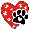 $2.00 DEAL Plush Red Cat Nip Toy with Crazy Tails and FREE Paws Prints In My Heart – Car Magnet ❤️ - Image 7