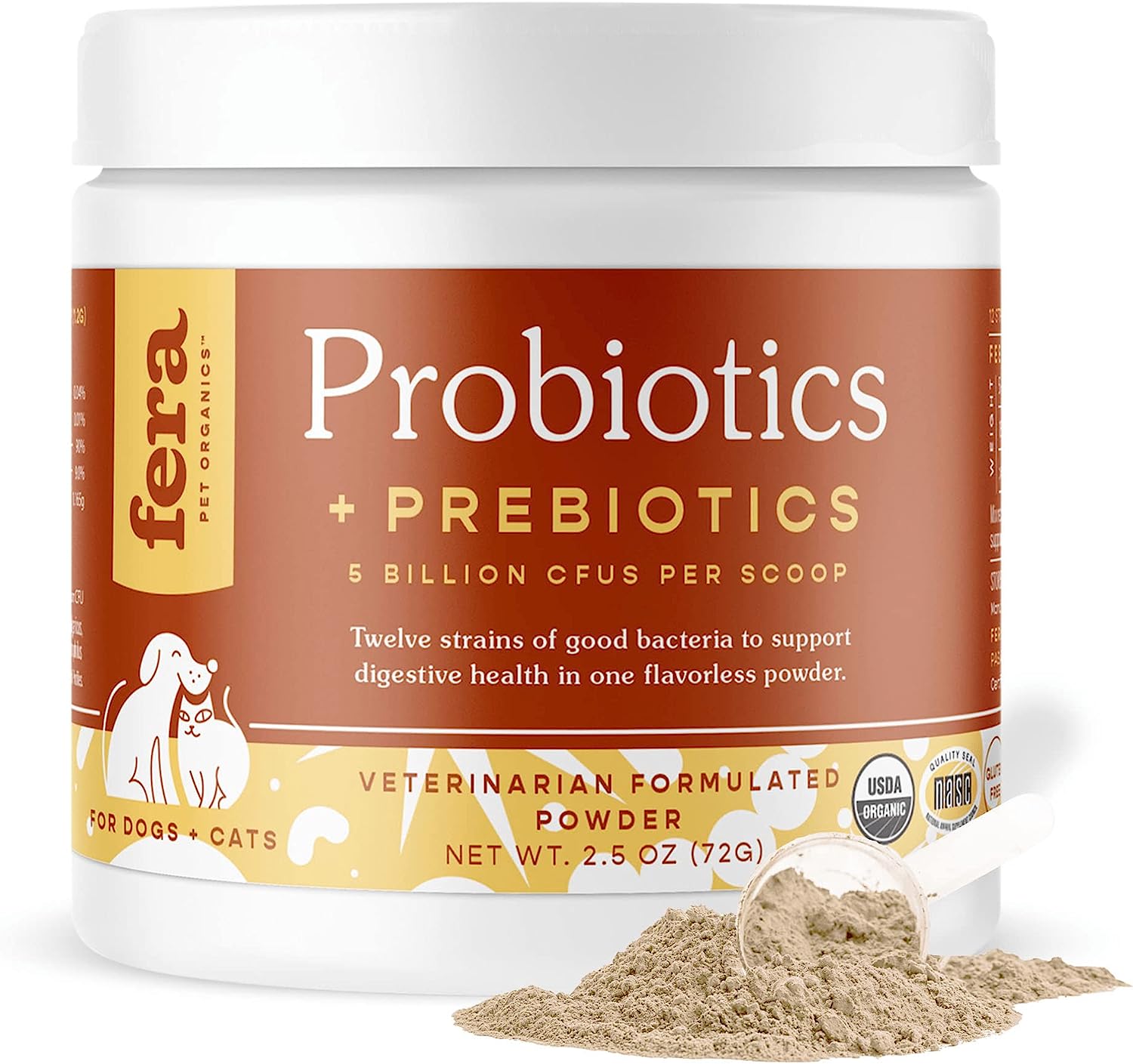 Fera Pet Organics - Probiotics for Dogs and Cats