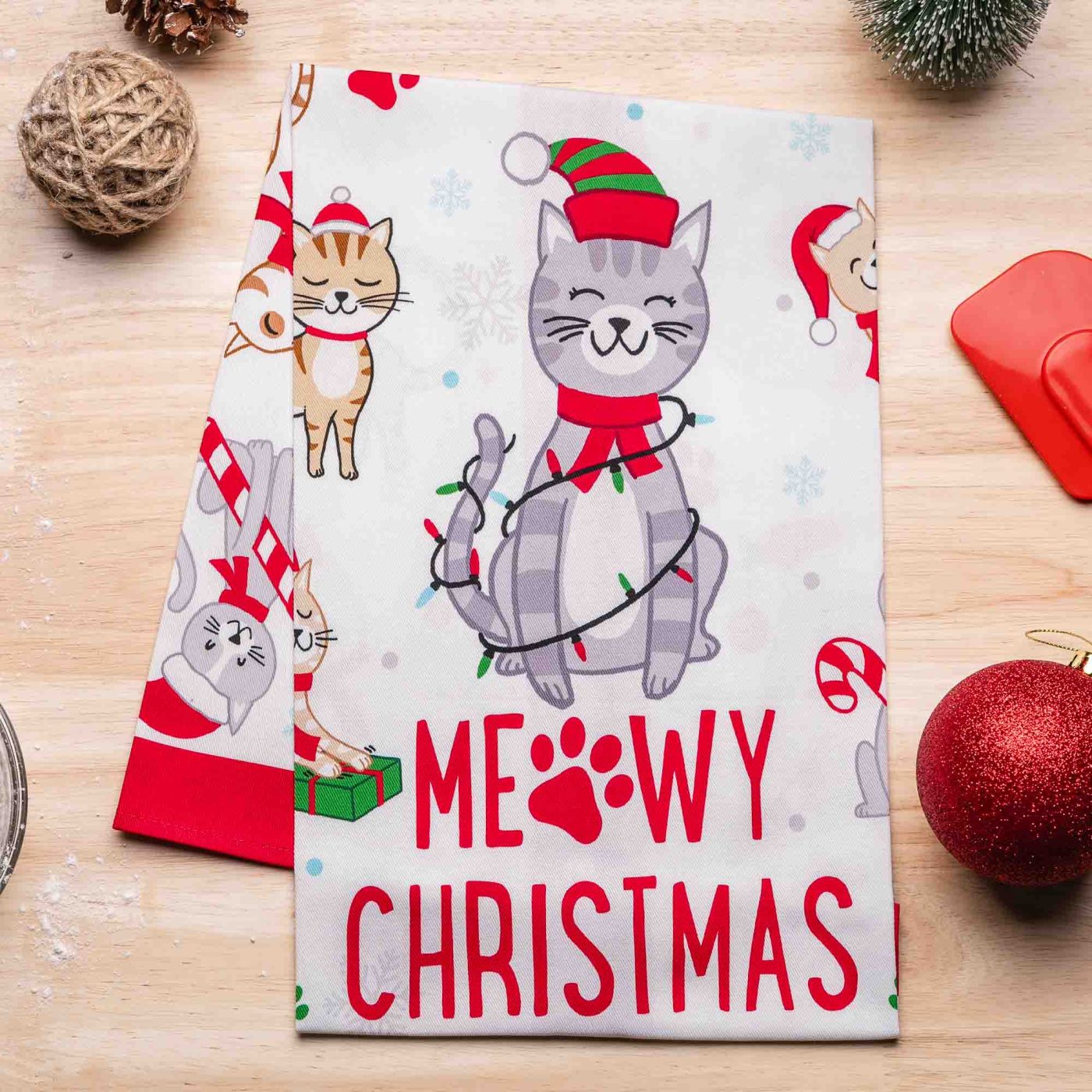 Meow-y Christmas Stencil by Studior12 DIY Cat Lover Holiday 