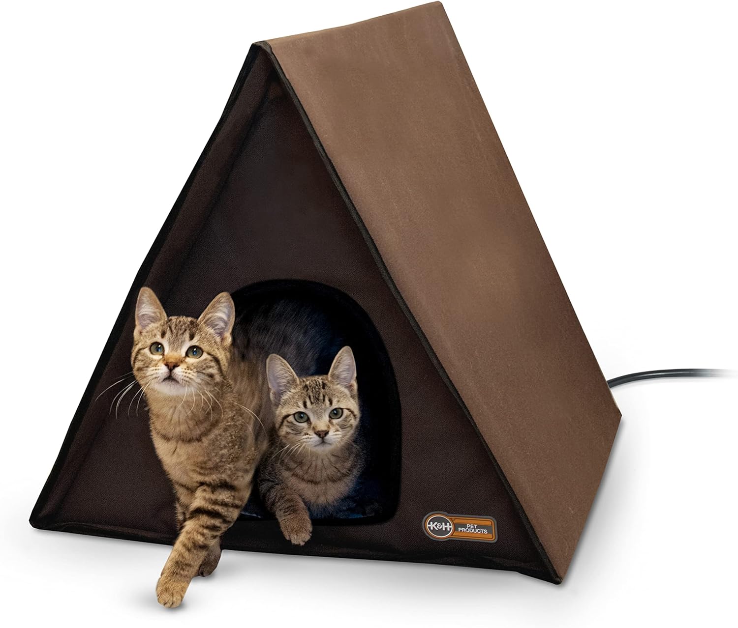 K&H Pet Products Heated Multi-Kitty A-Frame Outdoor Cat House