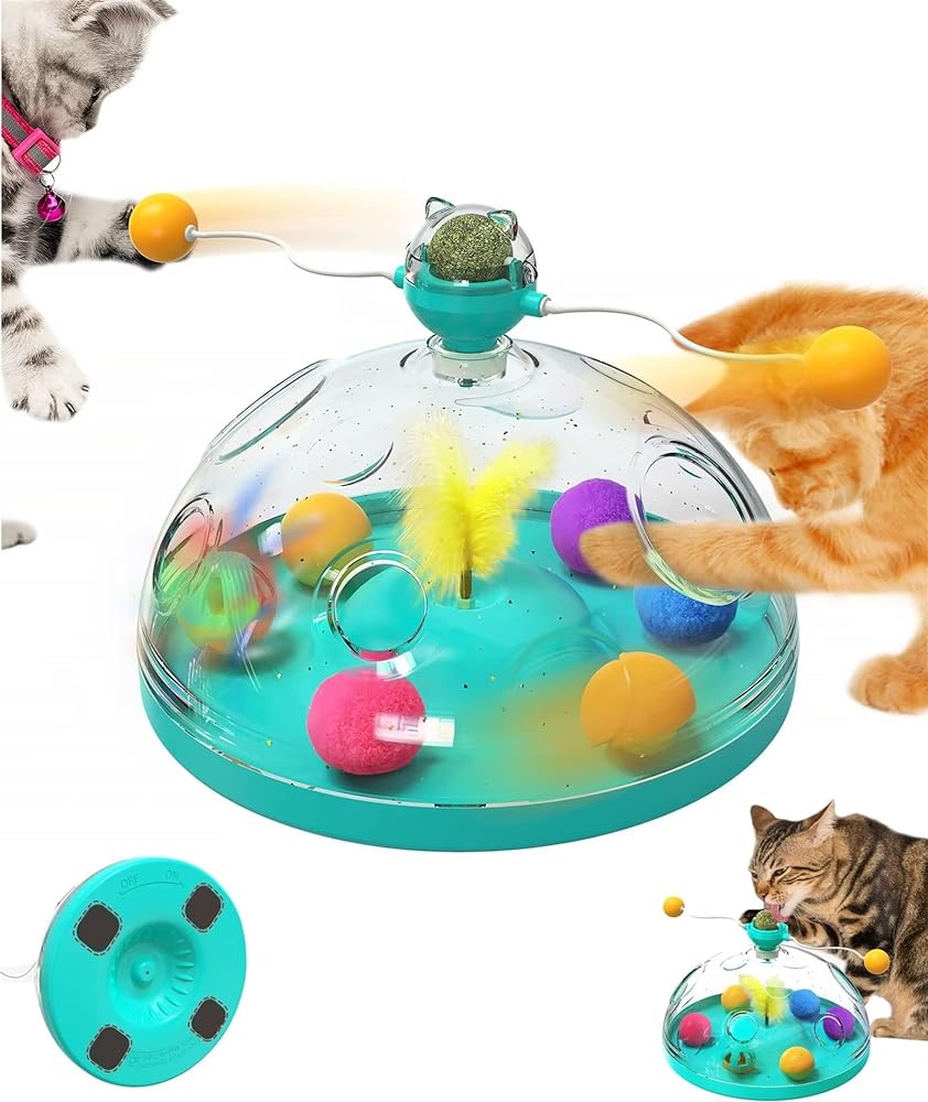 Catstages by Nina Ottosson Rainy Day Puzzle & Play - Interactive Cat Treat  Puzzle