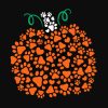 Happy Halloween - Purrfect Paw Pumpkin Standard Tee Black - Image 2