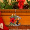 FREE Christmas Poinsettia & Snowflake Cat Wreath – 5 ” Perfect Gift For Cat Lovers - Image 2