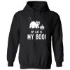 My Cat Is My Boo - Happy Halloween Hoodie Black