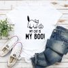 My Cat Is My Boo - Happy Halloween Standard Tee White
