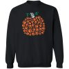 Happy Halloween - Purrfect Paw Pumpkin Sweatshirt Black