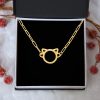 Second Chance - Cat Paper Clip Link Necklace - Gorgeous Gold ... Purrrect Gift for the Holidays! - Image 2
