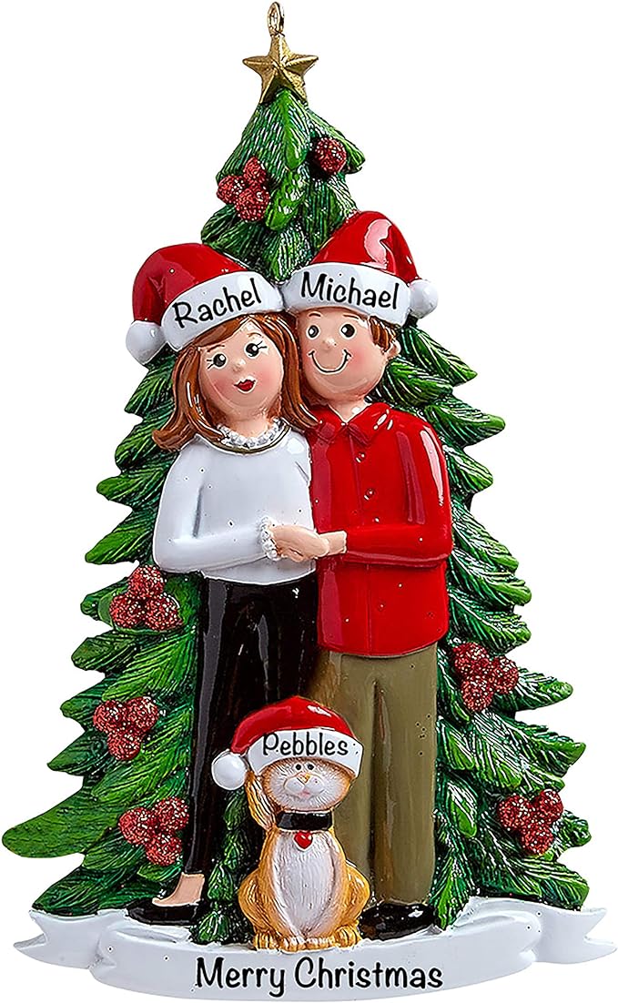 Holiday Traditions Personalized Christmas Couple Ornament