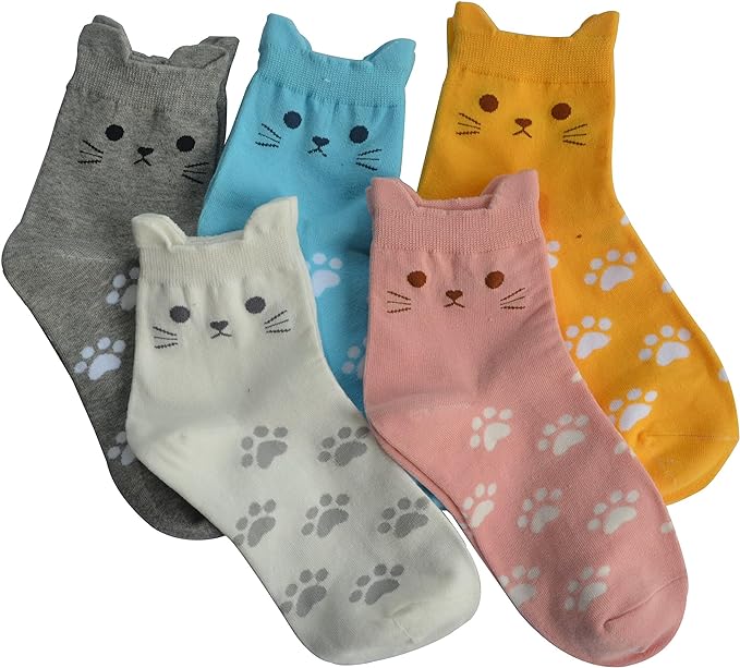 Jeasona Women's Cat Socks