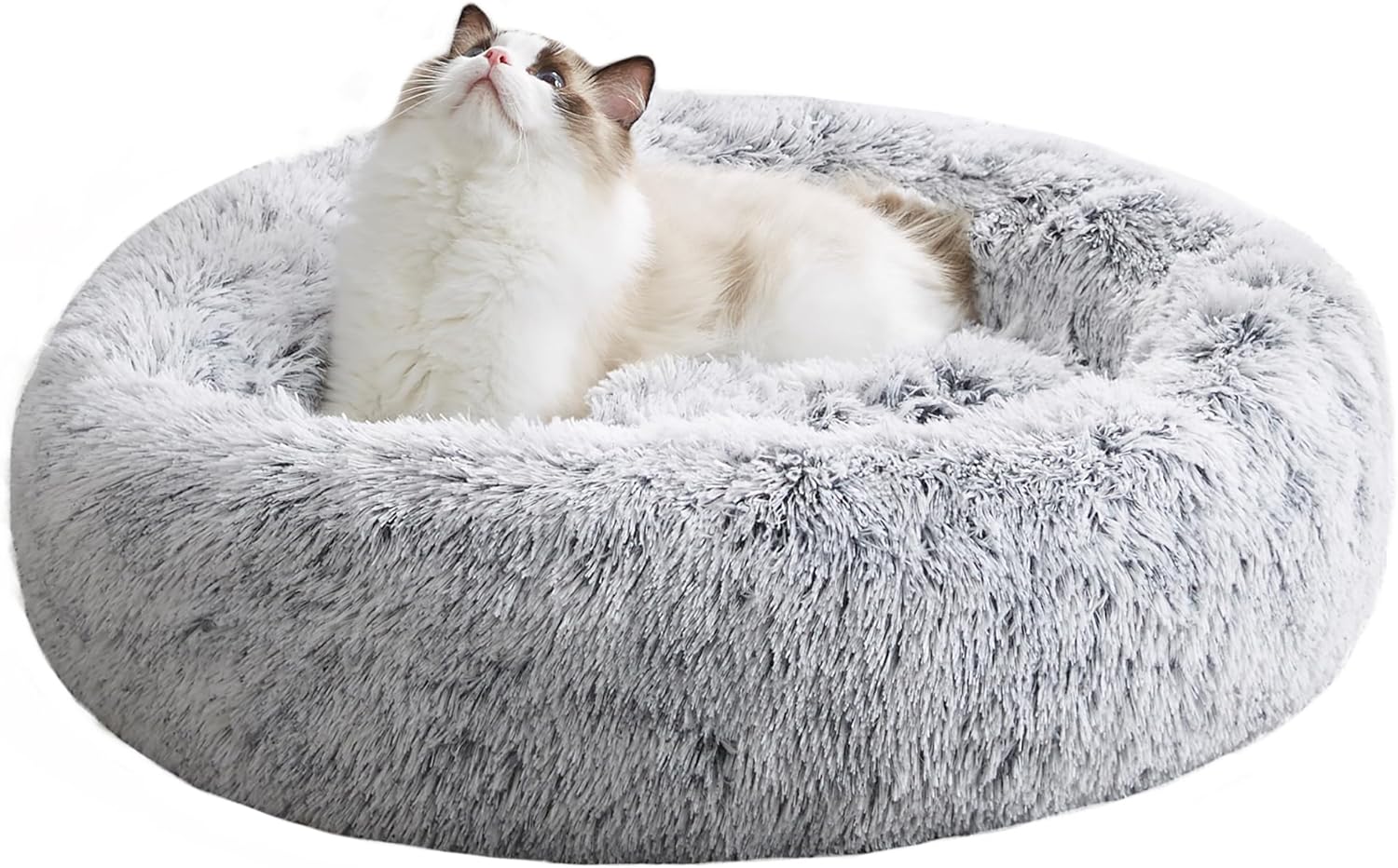 Western Home Faux Fur Original Calming Cat Bed