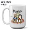 You, Me & The Cats Christmas Mug Personalized (15oz) Choose Your Cat’s Breed and Name! - Super Deal $5.99