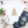 Happy Pawlidays Christmas Tree Standard Tee White