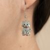 Purrfect Start - Pretty Kitten Earrings - Saving the Tiniest of Lives - Image 2