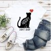 Adopt Don't Shop Heart Cats Standard Tee White