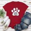 Cat Mom Valentine Standard Tee Red