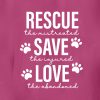 Rescue Save Love Hoodie Hot Pink - Image 2