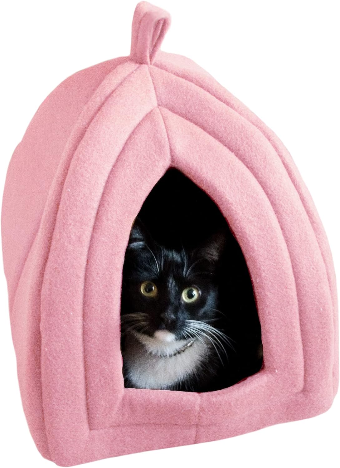 Petmaker Cat House - Indoor Bed with Removable Foam Cushion (Pink)