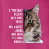 If You Don’t Believe They Have Souls … Cat’s Eyes Hoodie Hot Pink - Image 2