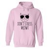 Don't Stress Meowt Hoodie Pink
