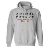 Animal Rescue I’ll Be There For You Hoodie Heather Grey