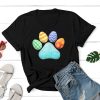 Easter Spring Paw Standard Tee Black