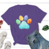 Easter Spring Paw Standard Tee Purple