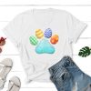 Easter Spring Paw Standard Tee White