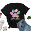 Happy Easter Paw Standard Tee Black