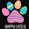 Happy Easter Paw Standard Tee Black - Image 2