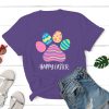 Happy Easter Paw Standard Tee Purple