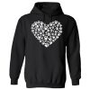 Heart Of Paws Hoodie Black