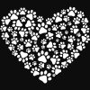 Heart Of Paws Standard Tee Black - Image 2