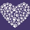 Heart Of Paws Standard Tee Purple - Image 2