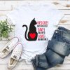 Rescue Save Love Cats Standard Tee White